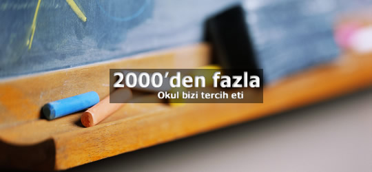 2000 den fazla okulun toplu sms gönderiminde ilk tercihiyiz.